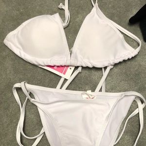 White bikini
